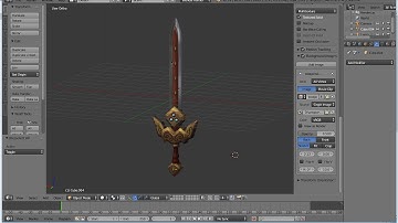 Blender Sword Modelling