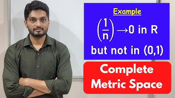 Sequence is Convergent in R but not in (0,1) | L8 | TYBSc Maths | Completeness  @ranjankhatu