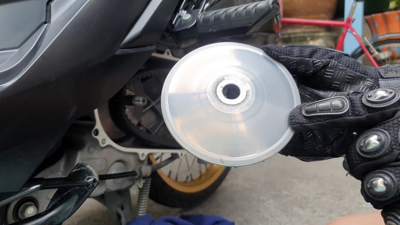 เปลี่ยนชามClick125-150iด้วยตัวเอง พร้อมไล่เม็ดและเปลี่ยนชุดแผ่นสไลด์