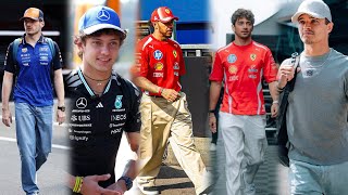 Max Verstappen Kimi Antonelli & more F1 Drivers arrive on private jets in Hungary | Paddock BTS Max Verstappen Kimi Antonelli & more F1 Drivers arrive on private jets in Hungary | Paddock BTS
