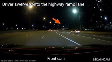 Reckless driver almost causes an accident- Ottawa Dash Cam