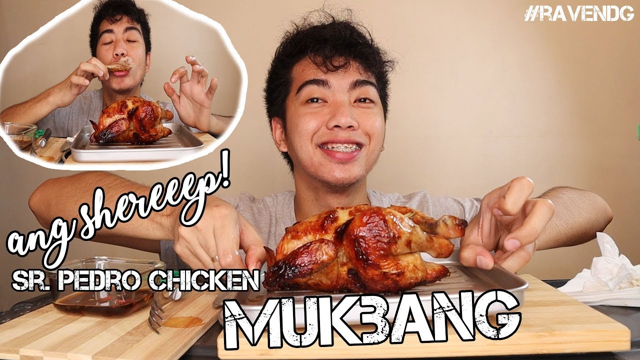 MUKBANG : SR. PEDRO Chicken FOOD REVIEW! Sarap! Huhu. | Raven DG - YouTube