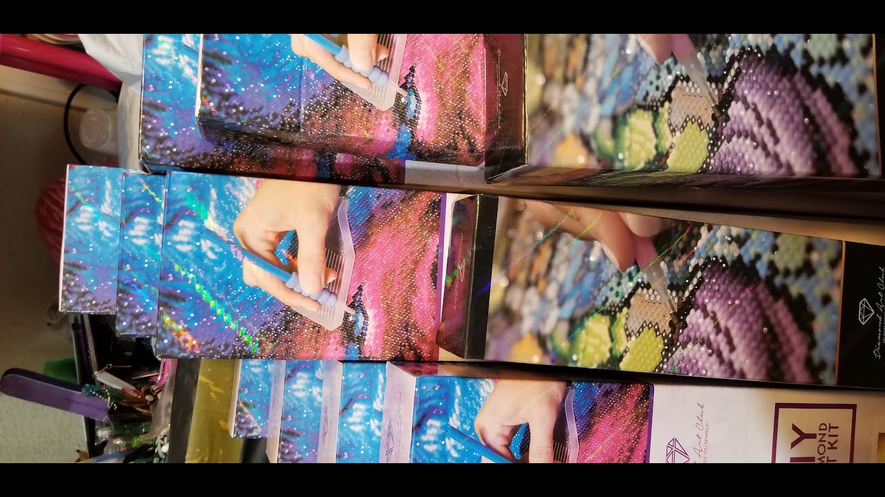 Diamond Art Club HAUL!!! Unveiling 3 NEW Paintings, plus 8 MORE - YouTube