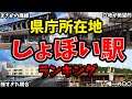 【残念すぎる】県庁所在地のしょぼいJR代表駅ランキング