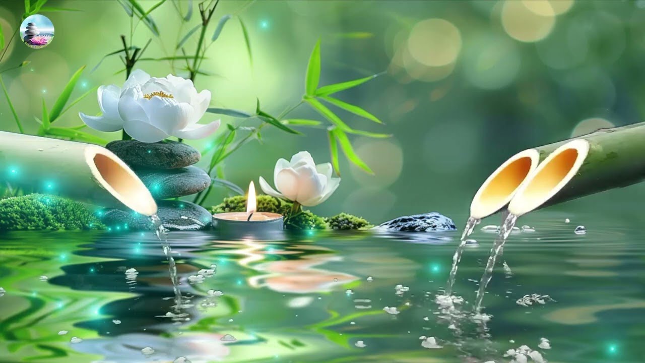 Relaxation Music soothing water sounds, Full Nature Sound Brain