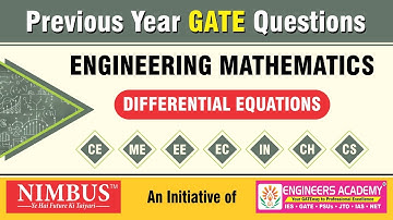 Previous Year GATE Questions | Engineering Mathematics | Differential Equation | Qns- 1