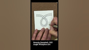 Mindful Monday 74. Draw along with me and create this tile using the Zentangle® Method. #zentangle