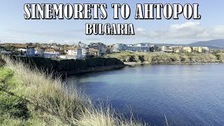 DRIVING from SINEMORETS VILLAGE to AHTOPOL TOWN in BULGARIA 4K (60fps)