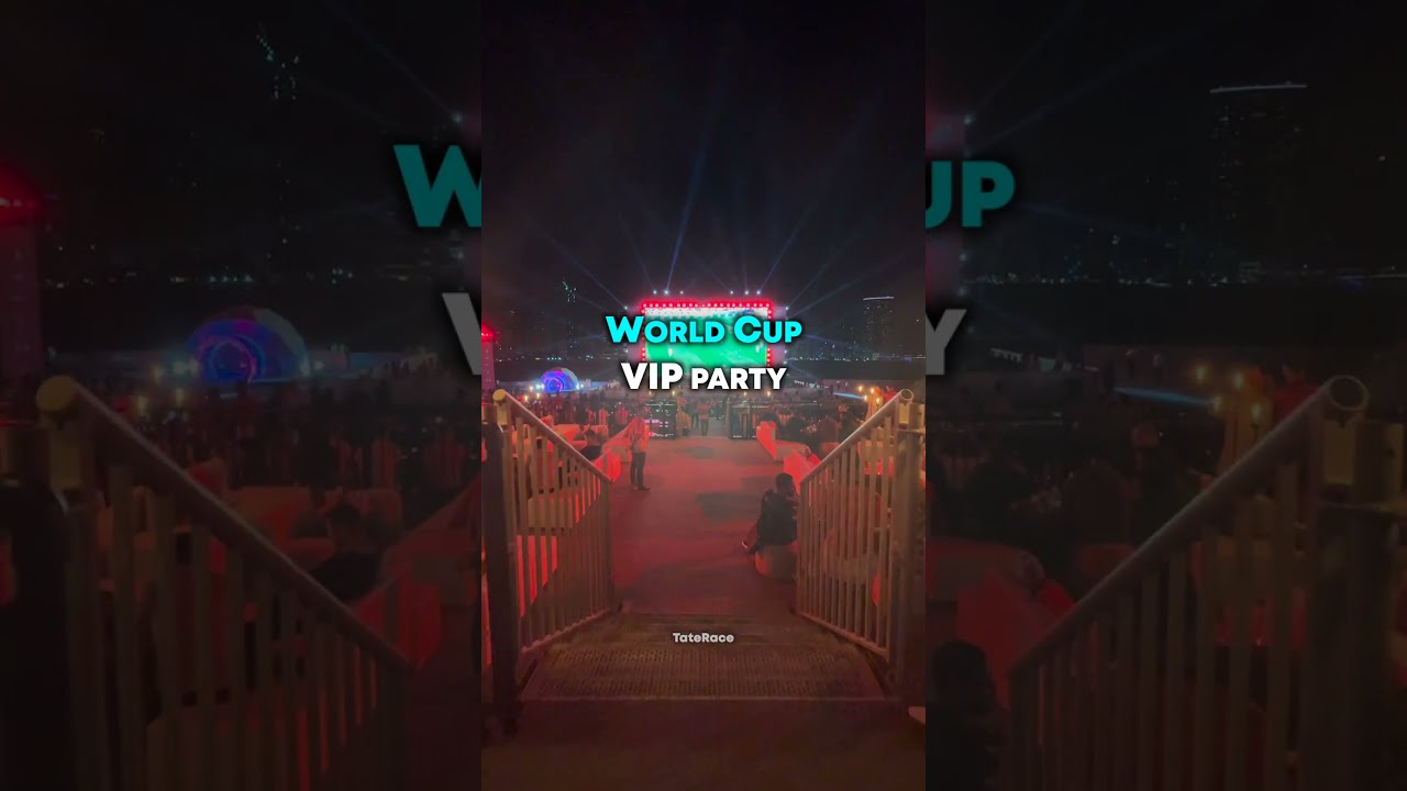 Tate at World Cup exclusive party