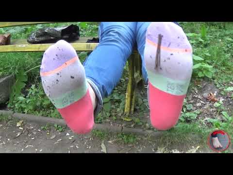 Flat ballerinas and short socks