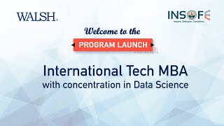 Launch Event - International Tech MBA with concentration in Data Science - Walsh College