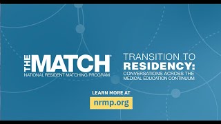 NRMP Transition to Residency Conference Promo