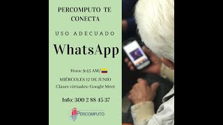Clases virtuales para ADULTOS MAYORES: Uso adecuado estados de WhatsApp screenshot 5