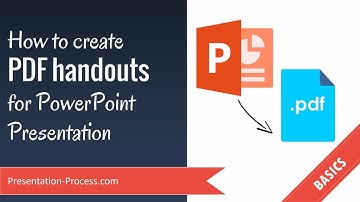 How to create PDF handouts for PowerPoint Presentation