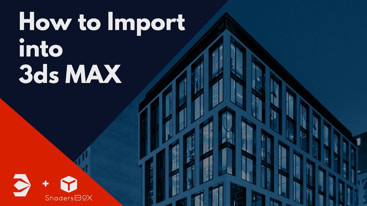 How to import ShadersBOX textures into 3ds max scene