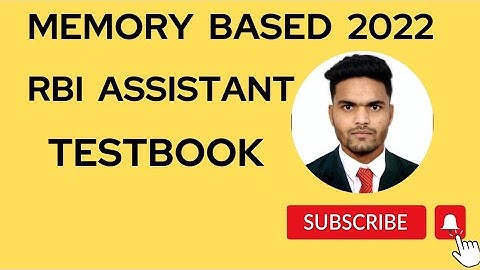 Rbi Assistant Memory Based 2022 || Rbi Assistant Preparation || Rbi Assistant 2023 #study
