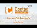 Advanced Web Typography – Contao Konferenz 2018