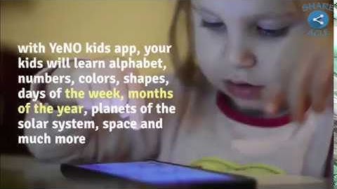 YeNO – The Kids Learning App -  Best Mobile Applications for Kids