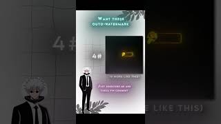 Outro watermark Preset for Free ❤..#aftereffects #tutorial