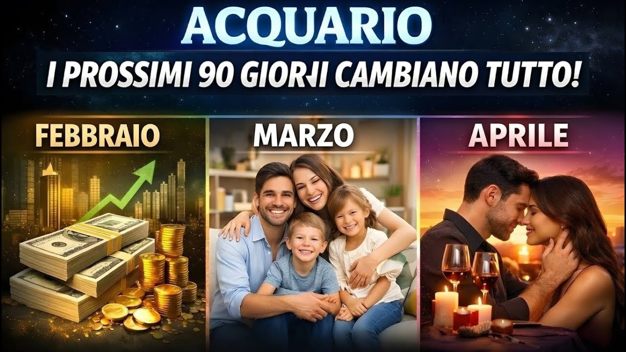 ACQUARIO: Febbraio, Marzo e Aprile 2026 - I prossimi 90 giorni cambieranno tutto!