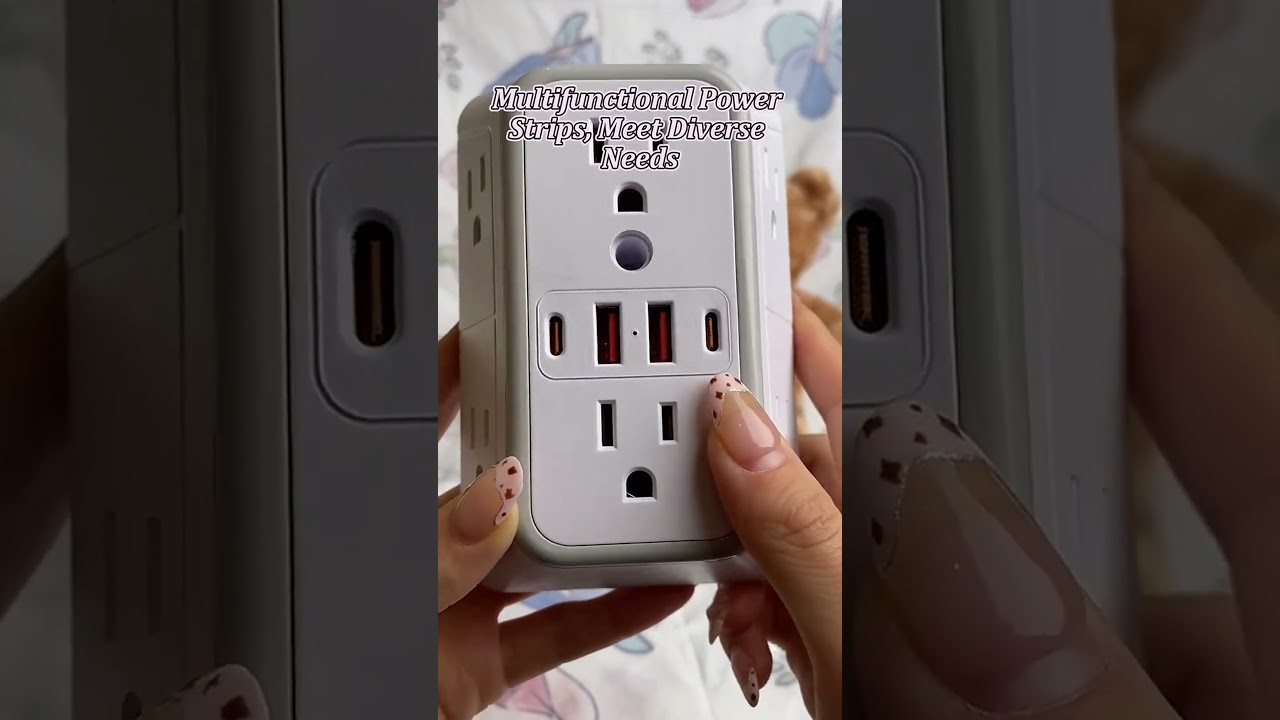 Multi-port outlet with USB & USB-C: ultimate charging solution! 