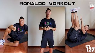 Cristiano Ronaldo ABS Home Workout 🔥 Can You Do Better?