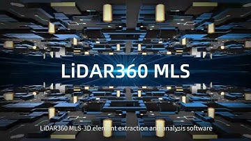 LiDAR360MLS Terrestrial Point Cloud Feature Extraction and Analysis Software
