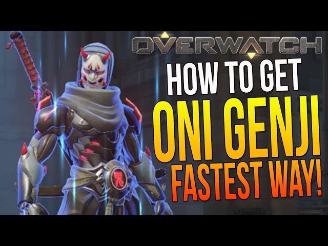 Overwatch: Tens até amanhã para ganhar a Oni Skin de Genji