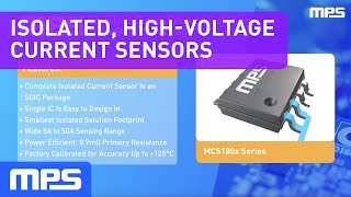Isolated, High-Voltage ±5A to ±50A Current Sensors