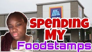 Shopping At ALDI| Spending My Foodstamps| Shopping For A Family of 7