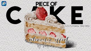 [TUTI] Melukis sepotong kue menggunakan Ibis Paint | Digital Watercolor | SketchZa screenshot 1