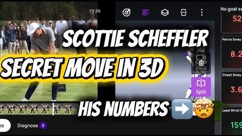 Scottie Scheffler Swing Analysis in 3D: His Signature Lower Body Move