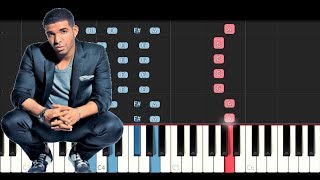 Video thumbnail of "Drake - God's Plan (Piano Tutorial Instrumental)"