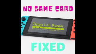 Nintendo Switch Game Gard reader repair