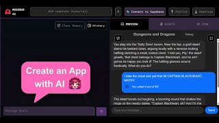 How to build an AI Dungeon Master (Making it surprise you!) | Rosebud AI No Code Tutorial