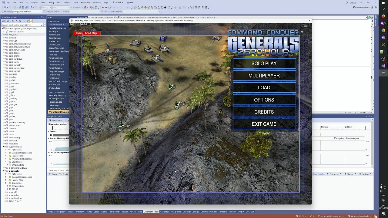 Let's fix Generals Zero Hour 1128 - Optimize Height Map Ambient Light 3 ...
