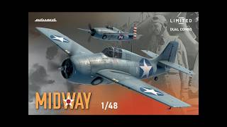 Eduard MIDWAY 1/48 F4 Wildcat duo 1/48 (11166) Kit review