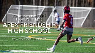 Jonathan barbee’s 2022 Fall highlight tape-Class of 2026