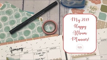 How I set up my Creative Memories Happy Album Planner for 2019!