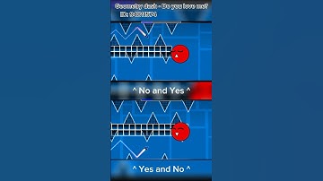 Thumbnail of Geometry dash - Do you love me (Yes & No, No & Yes) #geometrydash #shorts