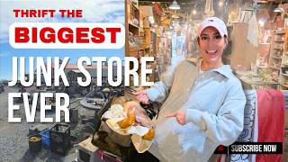I can't believe the biggest junk store is closing • thrift with me 60% off • resale #whatnotpartner