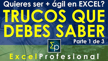 Trucos de excel con el teclado | Utiliza excel sin mouse | Parte 1 de 3 | Excelprofesional