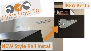 New Style IKEA Besta Rail 704.883.18