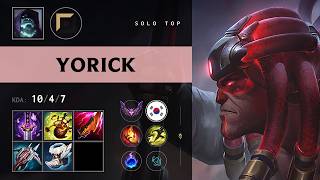 Yorick Top vs Teemo - KR Master Patch 26.12