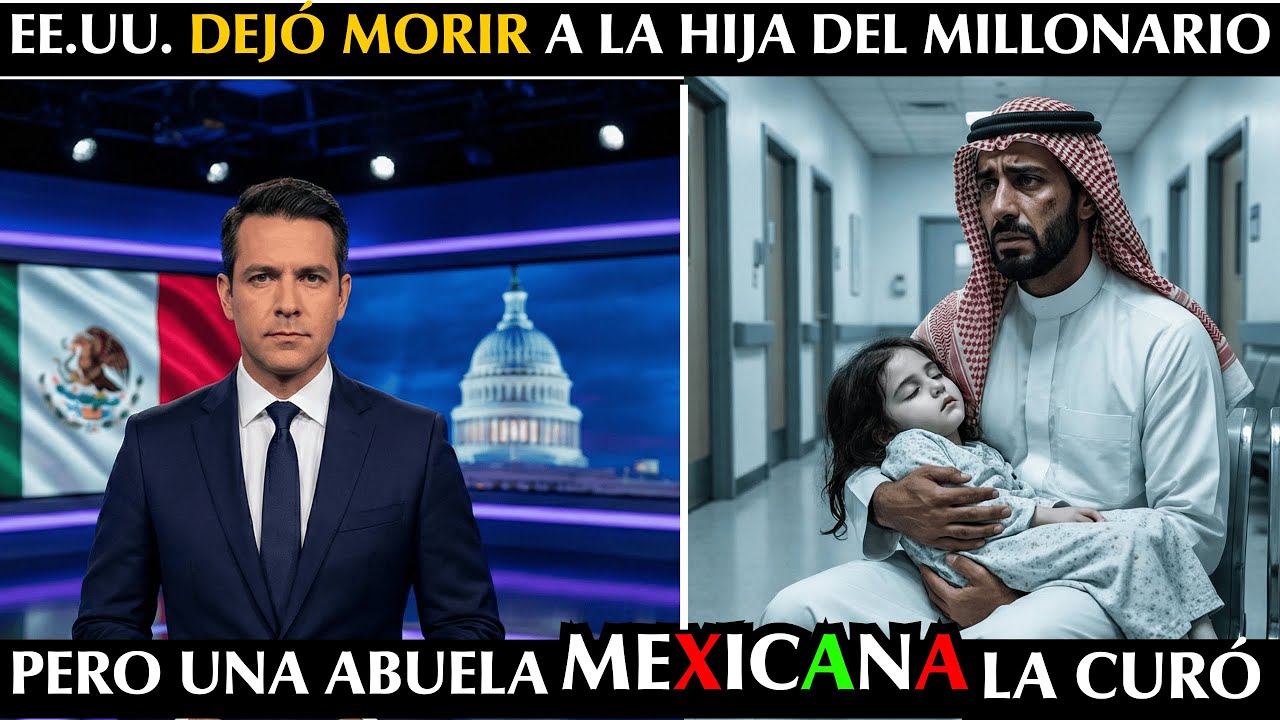 EE.UU. LA DEJÓ MORIR PERO UNA ABUELA MEXICANA LA CURÓ: EL MILLONARIO ÁRABE QUEDÓ EN SHOCK