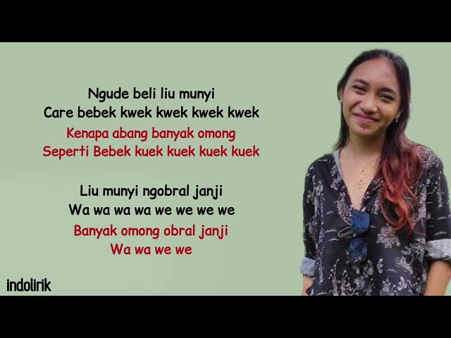 Jegeg Bulan - Care Bebek | Lirik Lagu Terjemahan class=