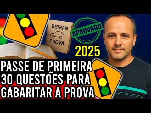 Simulado DETRAN 2025 – 30 Questões Comentadas com Dicas e Explicações (Atualizado) CTB 2025