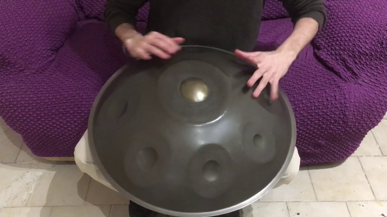 handpan d minor kurd panormus gold ding