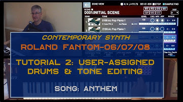 Roland Fantom 0 - User-assigned drums and tone editing - Intermediate Tutorial 2