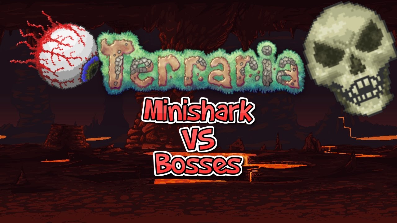 Minishark VS PreHardmode Bosses Terraria YouTube